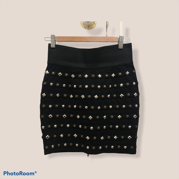 La ROK Studded Mini Skirt - Picture 2 of 7